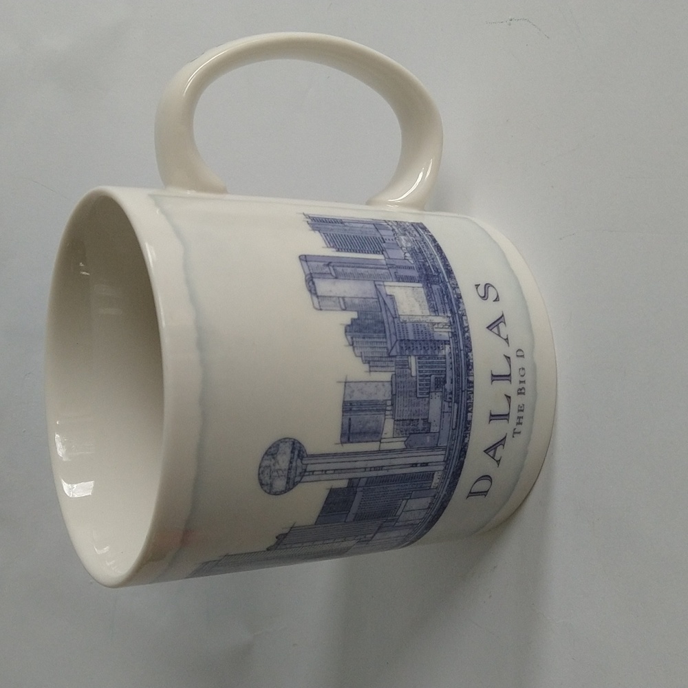 Starbucks City Mug Dallas The Big D Coffee Cup Texas Collectors 2006 18 oz